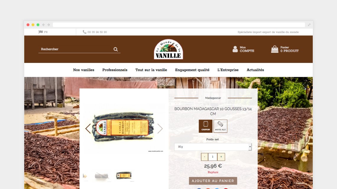 Page produit
